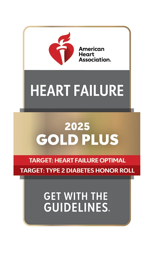 St. John’s Episcopal Hospital, part of Episcopal Health Services, was honored with the American Heart Association’s Get With The Guidelines® – Heart Failure Gold Plus Award, along with Target: Heart Failure℠ Optimal and Target: Type 2 Diabetes Honor Roll™ recognitions, for excellence in heart failure and diabetes care.