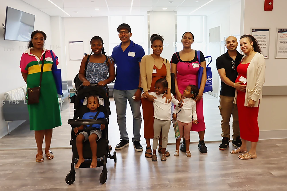 Expectant parents toured EHS’s new Labor and Delivery Suite following the World Breastfeeding Week celebration at St. John’s Episcopal Hospital.