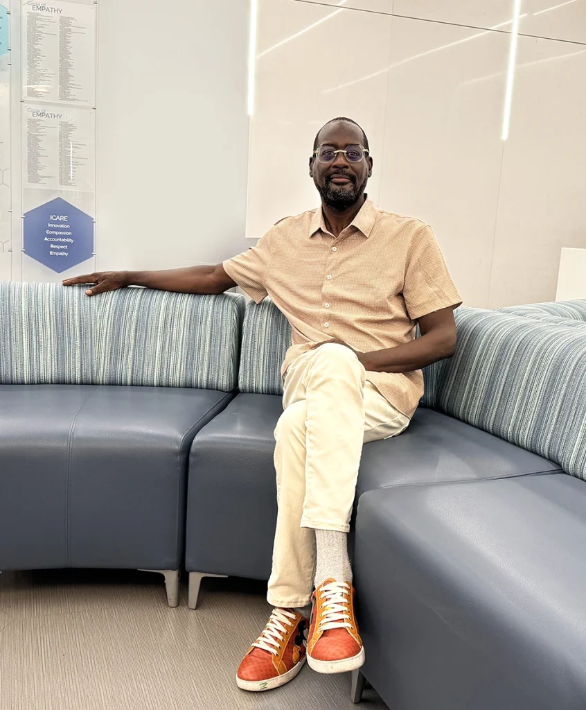 Far Rockaway resident Michael Watson says the team at Episcopal Health Services’ Marjorie Basser Dialysis Center “gave him confidence and peace of mind” after his stage 4 renal failure diagnosis.