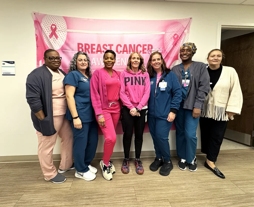EHS team members provided walk-in mammograms at the Margaret O. Carpenter Women’s Health Center as part of the Mammoween event.